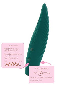 Alyssa Textured Stimulator / Uppladdningsbar vibrator