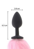 Svans med Buttplug och LED / Petplay