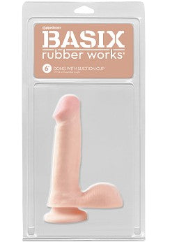 6 Inch Dong with Suction Cup
