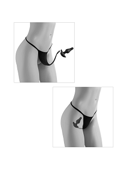 Remote Bowtie Bikini +Size / Bikini med vibrator och fjärrkontroll +Storlek