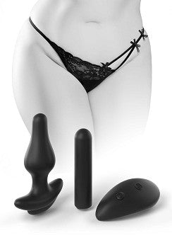 Remote Bowtie Bikini +Size / Bikini med vibrator och fjärrkontroll +Storlek