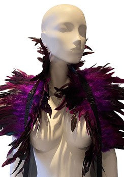 Feather Shoulder Wrap / Axelsjal av fjädrar