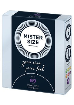 Mister Size 69 mm Kondomer 3 st