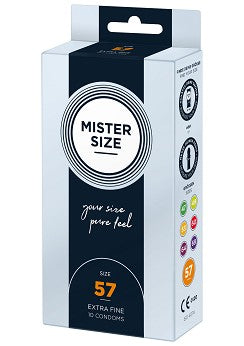 Mister Size 57 mm Kondomer 10 st