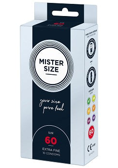 Mister Size 60 mm Kondomer 10 st