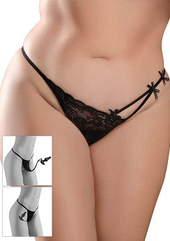Remote Bowtie Bikini +Size / Bikini med vibrator och fjärrkontroll +Storlek