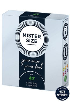 Mister Size 47 mm Kondomer 3 st
