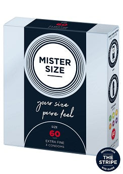 Mister Size 60 mm Kondomer 3 st