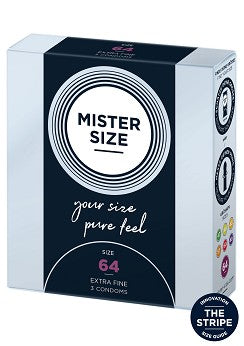 Mister Size 64 mm Kondomer  3 st