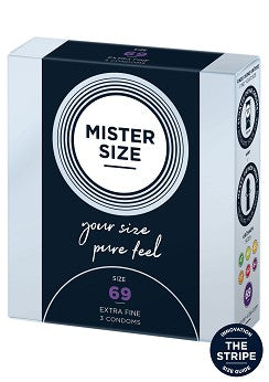 Mister Size 69 mm Kondomer 3 st