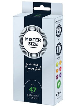 Mister Size 47 mm Kondomer  10 st
